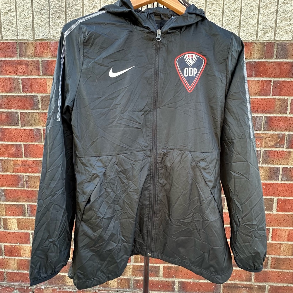 Nike Youth Soccer ODP Olympic Development Program Windbreaker Jacket Zip Mesh S